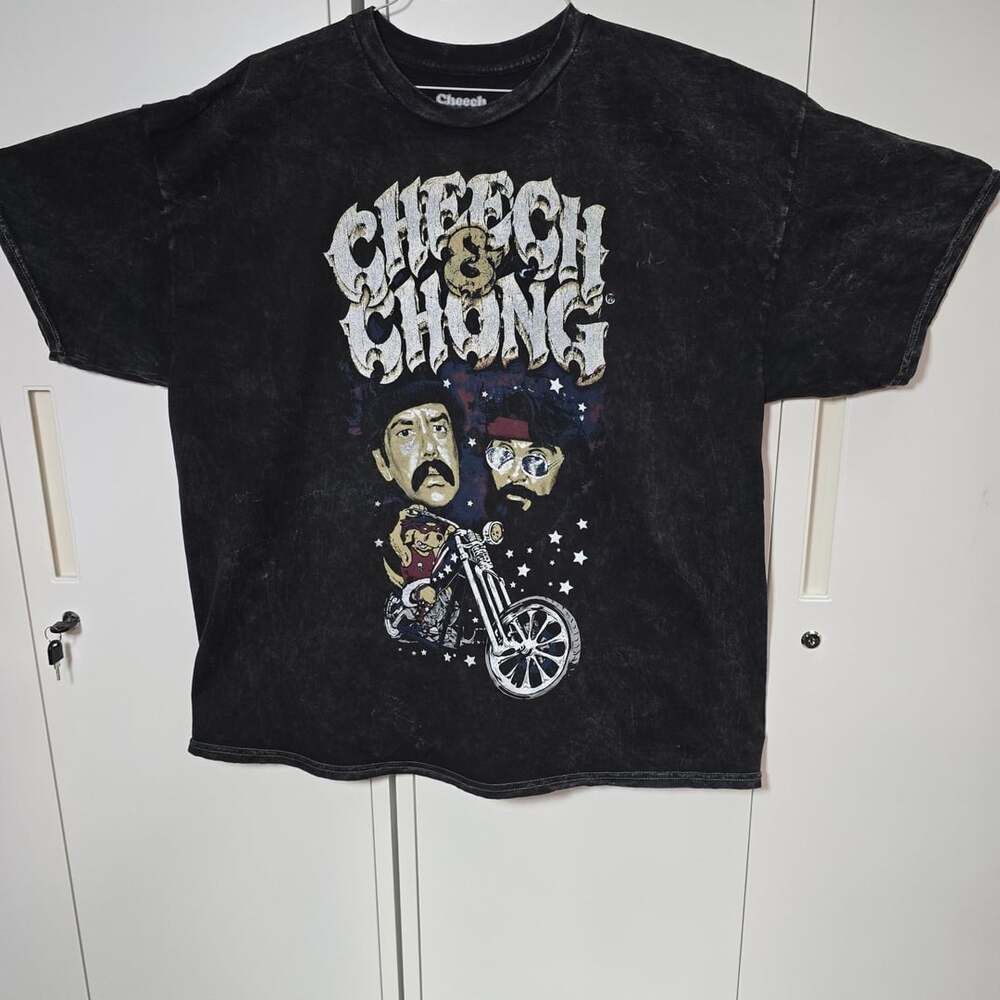 Cheech & Chong T-Shirt Black Mineral Wash